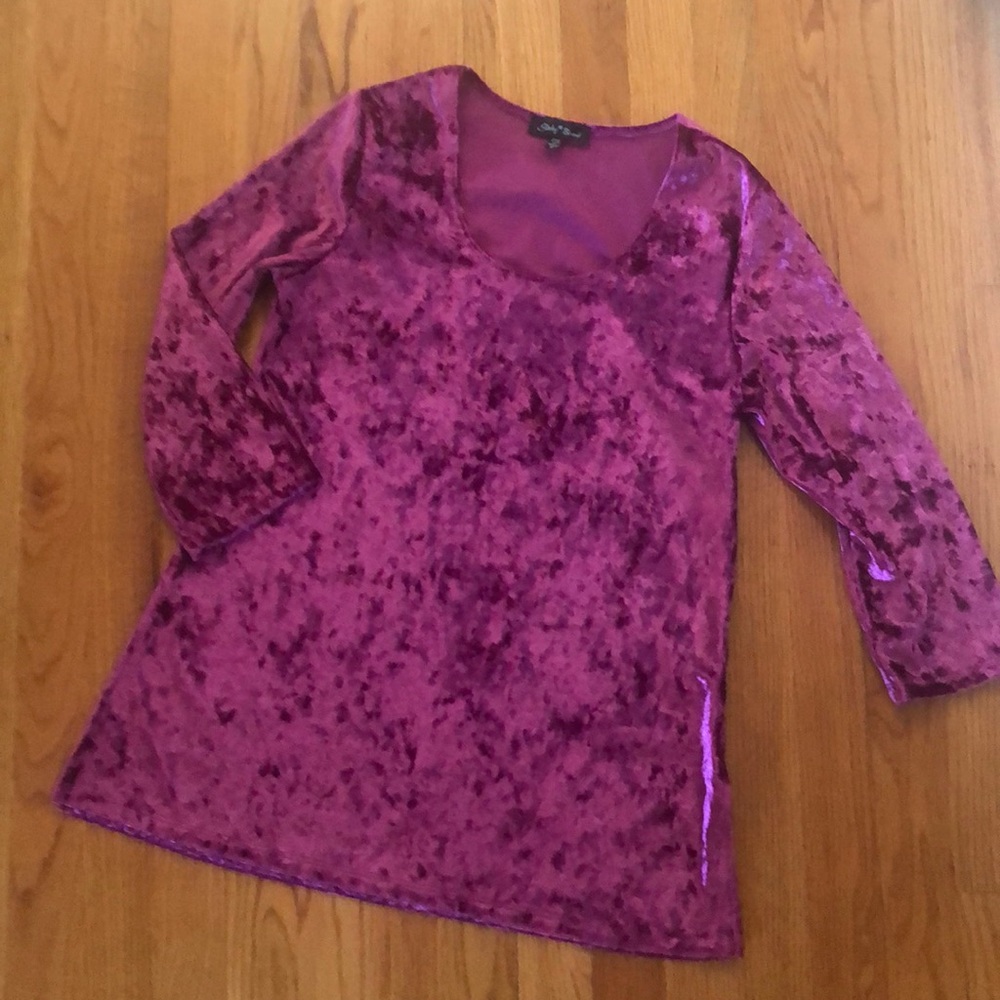 Crushed Velvet Top
